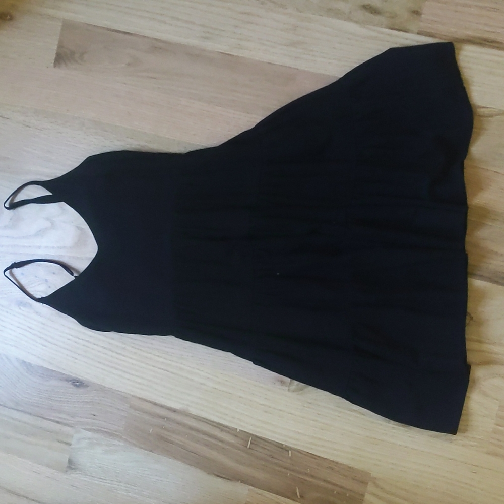 Flowy black dress